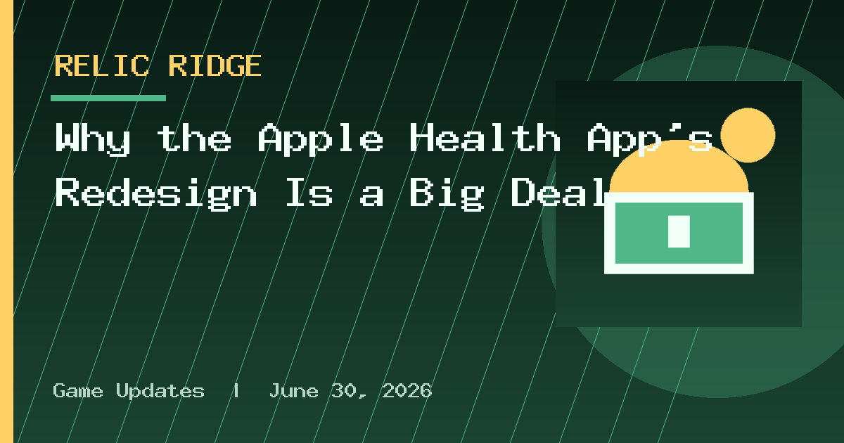 Why the Apple Health App's Redesign Is a Big Deal